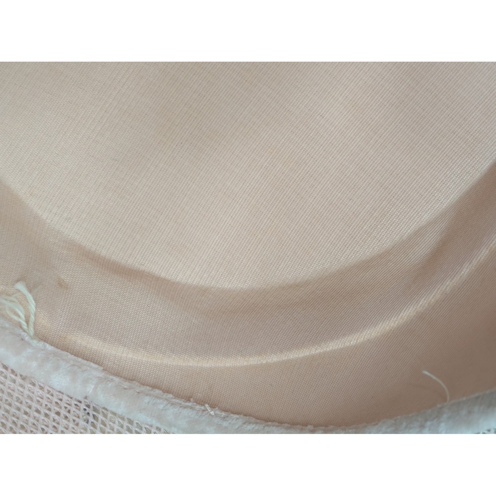 Vintage 1950s Floral Blossom Pillbox Hat – Pastel Pink & Mint Silk Petals – - Picture 6 of 11
